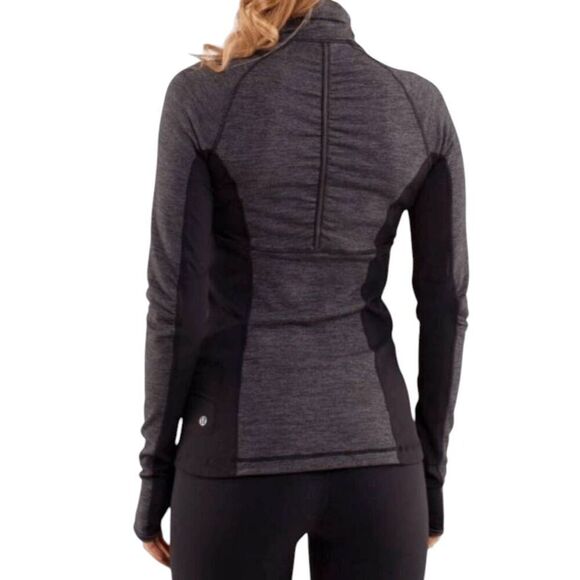 LULULEMON ATHLETICA Switch Back 'Reversible' 1/2 Zip Jacket Size 4 - Picture 3 of 5